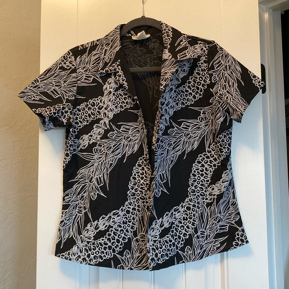 Black Hawaiian Shirt